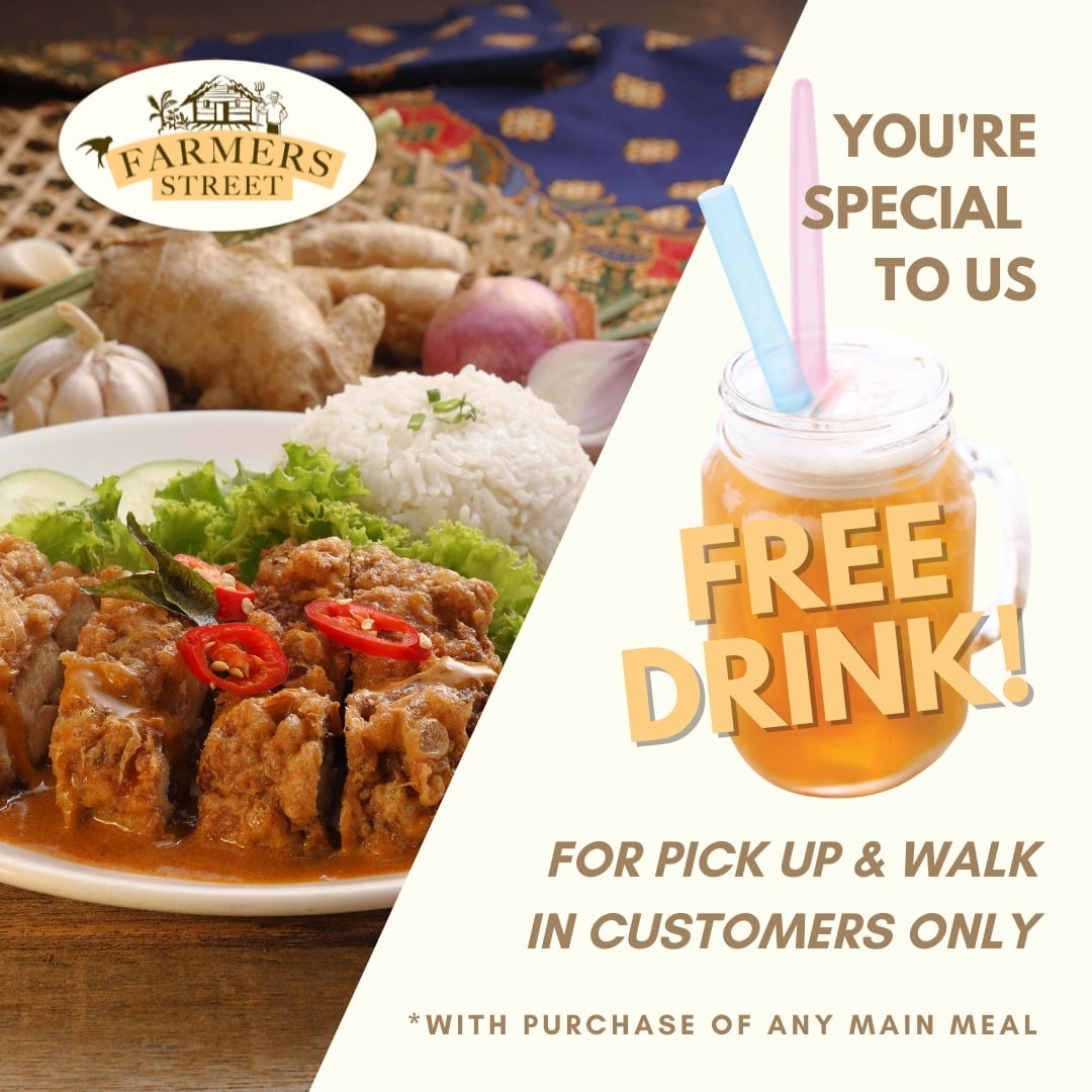 FARMERS STREET FREE DRINK 2021 Main Place Mall